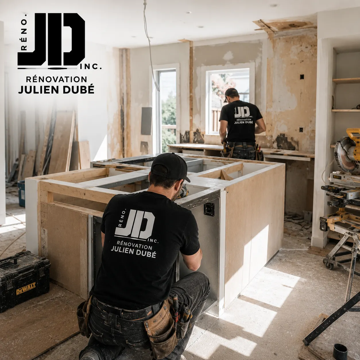 Rénovation Julien Dubé - cuisine neuve